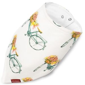 Milkbarn Floral Bicycle Kerchief Bib